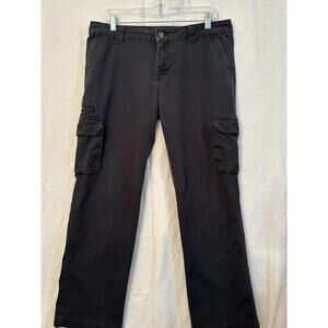 Dickies Women’s Relaxed Fit Cargo Pants Black Size 10R Workwear Utility